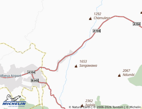 MICHELIN Inyala map - ViaMichelin