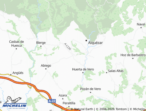 Mappa MICHELIN Adahuesca - ViaMichelin
