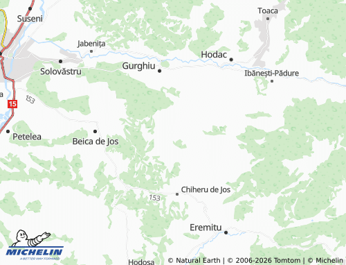 Mappa MICHELIN Sânmihai De Pădure - ViaMichelin