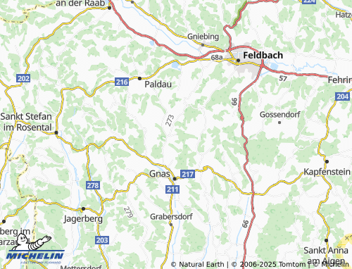 MICHELIN Höf map - ViaMichelin