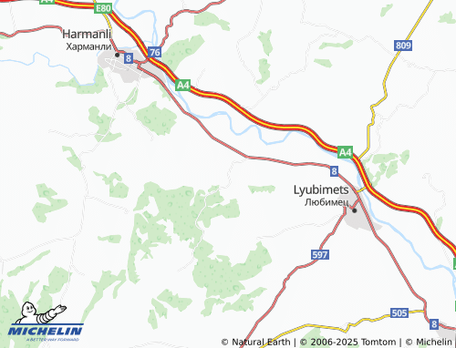 Kaart MICHELIN Biser - ViaMichelin