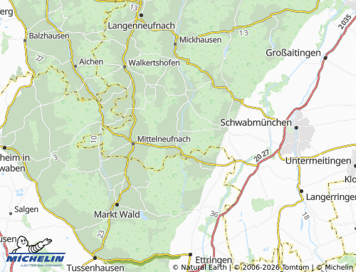 Mappa MICHELIN Scherstetten - ViaMichelin