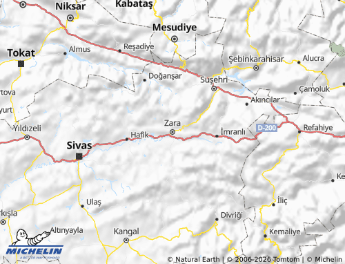 Carte MICHELIN Zara - ViaMichelin