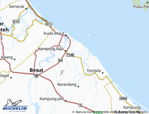 MICHELIN Taman Desa Raja map - ViaMichelin