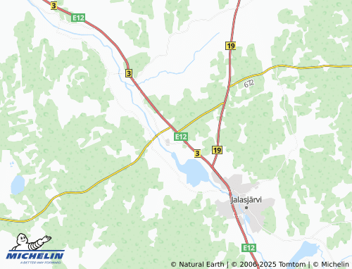 MICHELIN Jokipii map - ViaMichelin