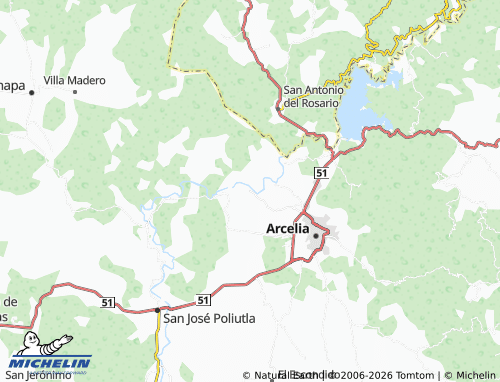 MICHELIN-Landkarte Cuahulotitlán - ViaMichelin