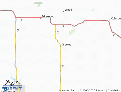 Mappa MICHELIN Greeley - ViaMichelin