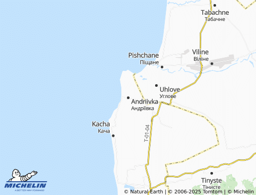 Mapa MICHELIN Andriivka - ViaMichelin