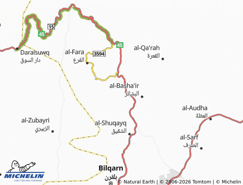 MICHELIN-Landkarte Al Yazeed - ViaMichelin