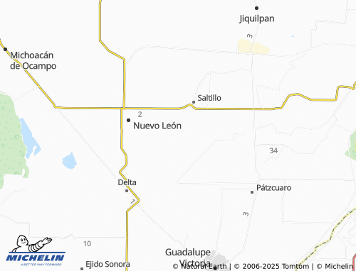 MICHELIN Guerrero map - ViaMichelin