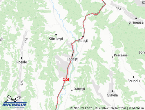 MICHELIN-Landkarte Lădești - ViaMichelin