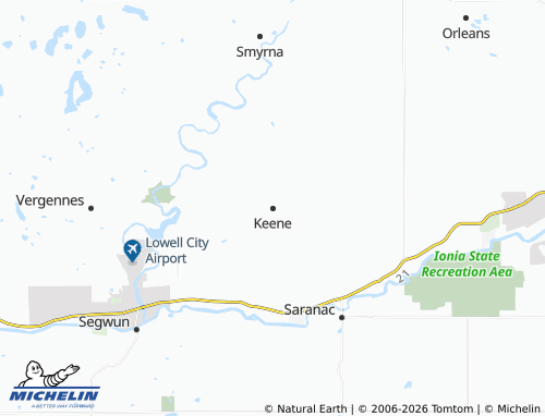 Carte MICHELIN Keene - ViaMichelin