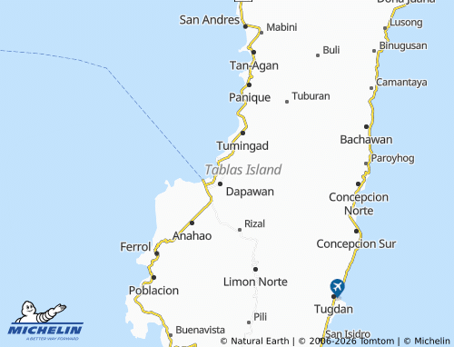 MICHELIN Poctoy map - ViaMichelin