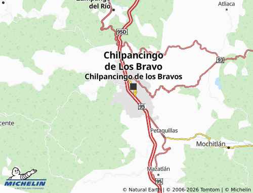 Mappa MICHELIN Tierra Blanca - ViaMichelin