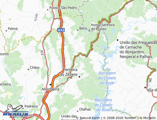 Mapa MICHELIN Varelinha - ViaMichelin
