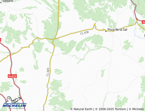 MICHELIN Abajas map - ViaMichelin