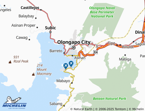 MICHELIN Asinan map - ViaMichelin