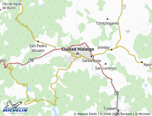 Mapa MICHELIN Lienzo Charro - ViaMichelin