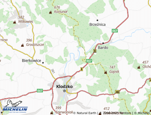 Mapa MICHELIN Podtynie - ViaMichelin