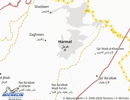 Mapa MICHELIN Harmal - ViaMichelin