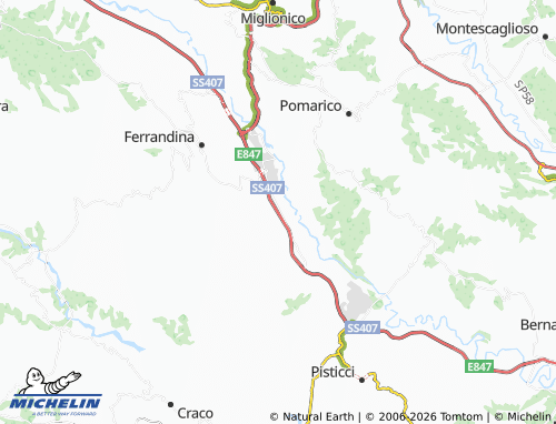 MICHELIN Macchia map - ViaMichelin