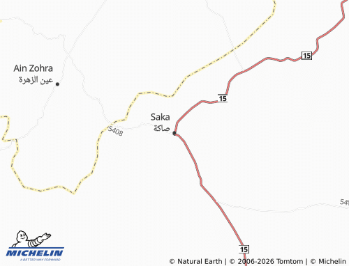 MICHELIN Sakah map - ViaMichelin