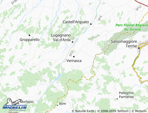MICHELIN Vernasca map - ViaMichelin