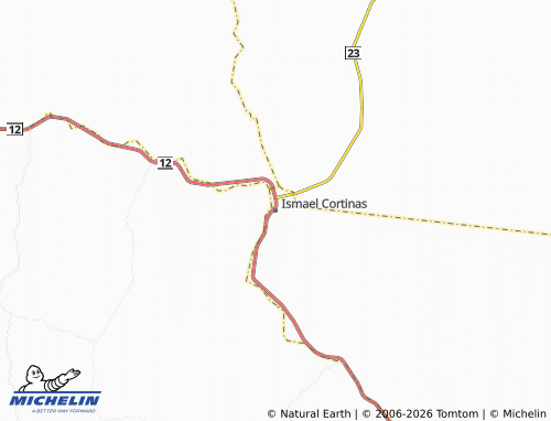 MICHELIN Ismael Cortinas map - ViaMichelin