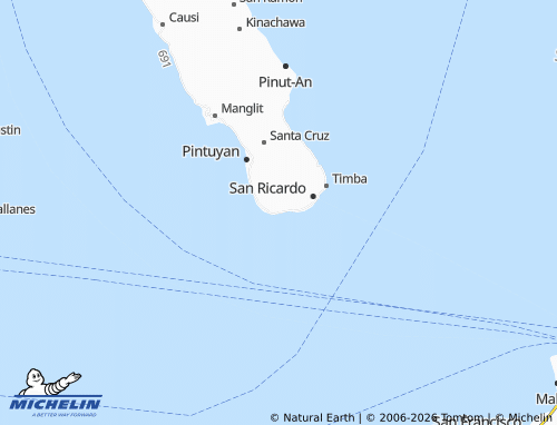 MICHELIN Inolinan map - ViaMichelin