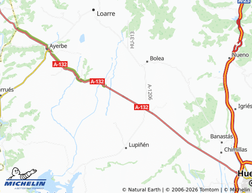 MICHELIN Plasencia del Monte map - ViaMichelin