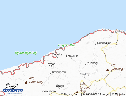 MICHELIN Akbayır map - ViaMichelin