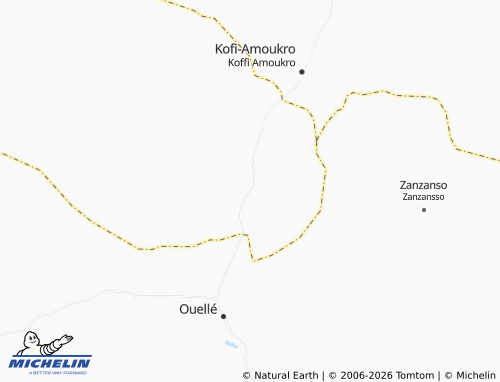 MICHELIN-Landkarte Kouassi-Ngatakro - ViaMichelin