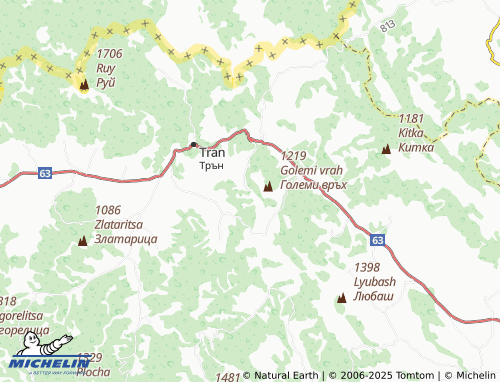 MICHELIN Ezdimirtsi map - ViaMichelin