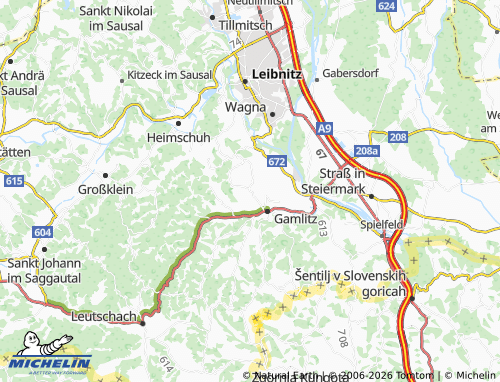 MICHELIN-Landkarte Grubtal - ViaMichelin