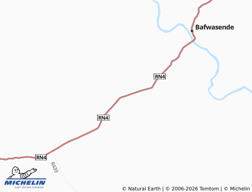 Mapa MICHELIN Bafwabalinga - ViaMichelin