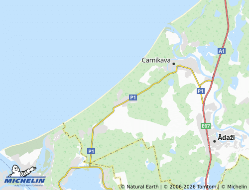 Mapa MICHELIN Mežciems - ViaMichelin