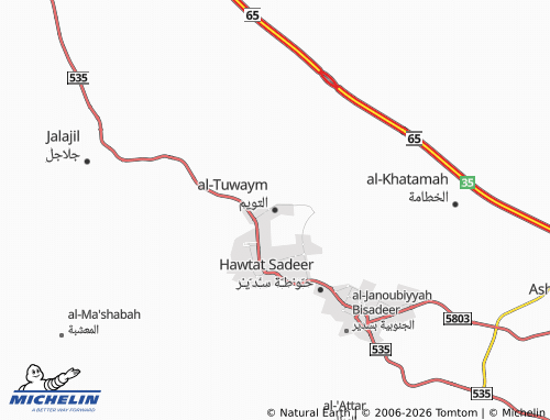 Carte MICHELIN al-Tuwaym - ViaMichelin