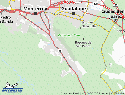 Mappa MICHELIN Nueva Estanzuela - ViaMichelin