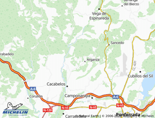 Mappa MICHELIN Canedo - ViaMichelin