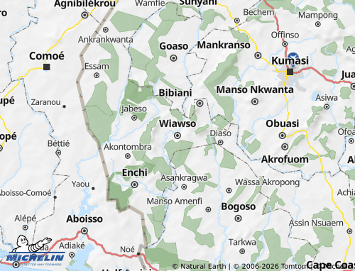 Mapa MICHELIN Western North - ViaMichelin