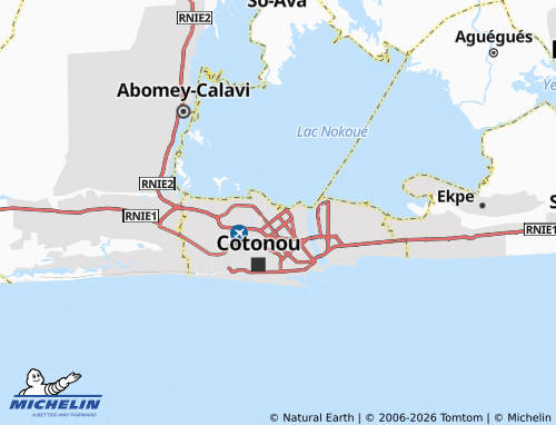 Mapa MICHELIN Gbèdjromèdé 2 - ViaMichelin