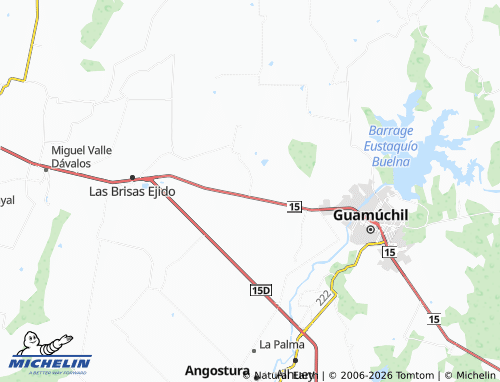 MICHELIN-Landkarte Villa Benito Juárez - ViaMichelin