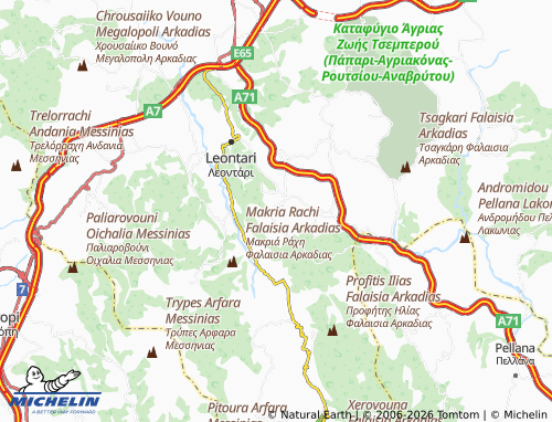 MICHELIN Falaisia map - ViaMichelin