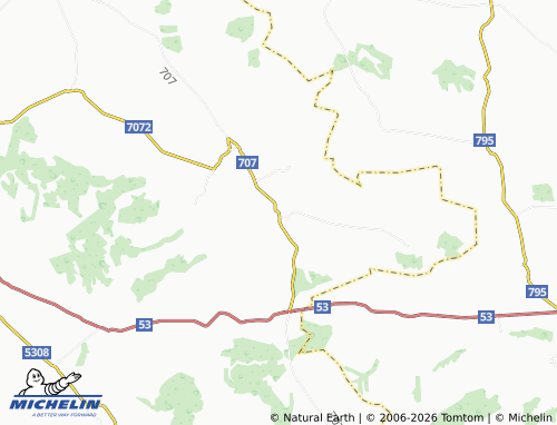 MICHELIN Parvenets map - ViaMichelin