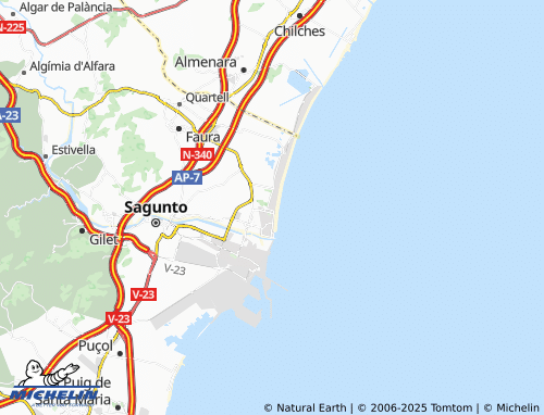 MICHELIN-Landkarte Urbanización las Palmeras - ViaMichelin