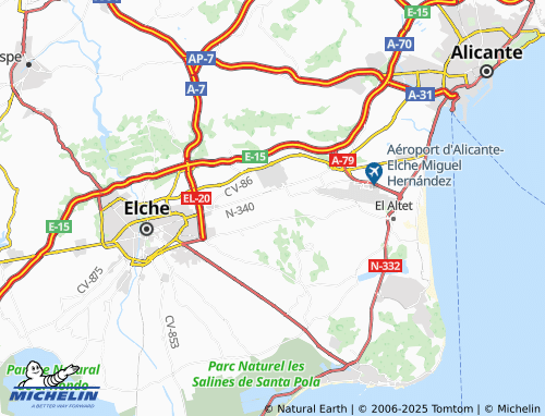 MICHELIN Urbanización Torre Blava map - ViaMichelin