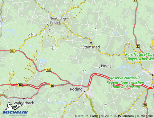 MICHELIN Strahlfeld map - ViaMichelin