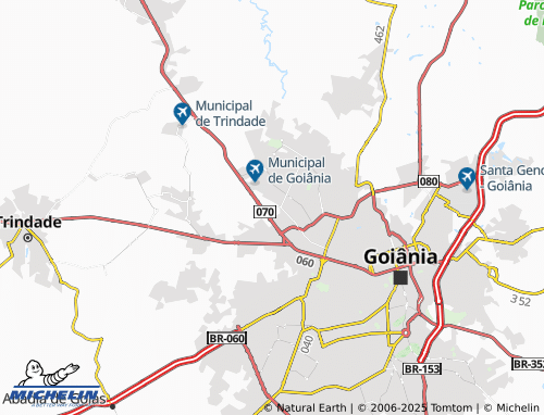 MICHELIN Chácaras Mansões de Ouro map - ViaMichelin