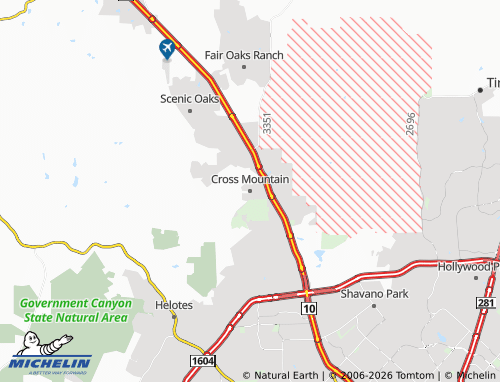Mapa MICHELIN Cross Mountain - ViaMichelin
