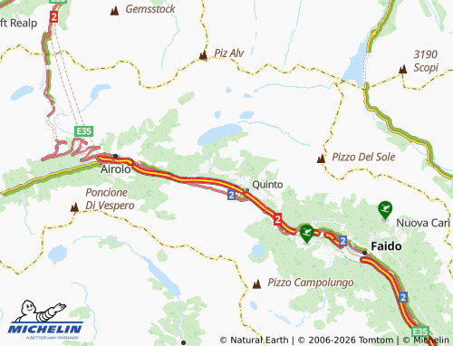 Carte MICHELIN Ronco - ViaMichelin
